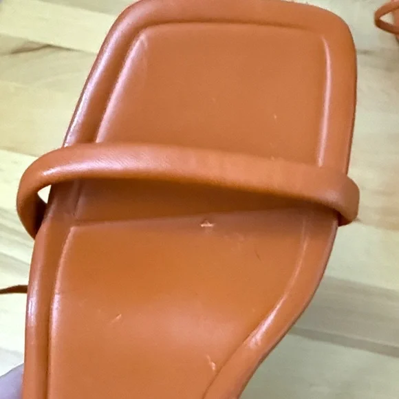 Zara Women's Strappy Square-Toe High Heel Sandals - Picture 6 of 6